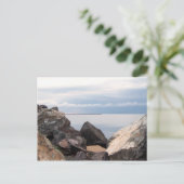 Break Wall am Lake Superior Postkarte (Stehend Vorderseite)