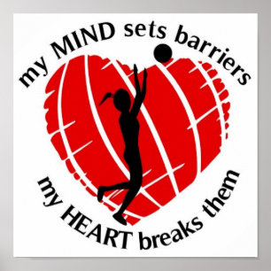 BREAKBARRIERS MÄDCHEN BASKETBALL PLAYER POSTER