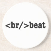 Breakbeat HTML Sandstein Untersetzer (Vorne)