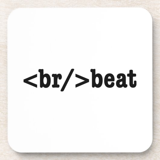 Breakbeat HTML Untersetzer (Vorderseite)