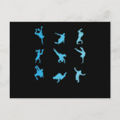 Breakdance Angesagt-Hop und Funk Tanz Battle Postkarte (Vorderseite)