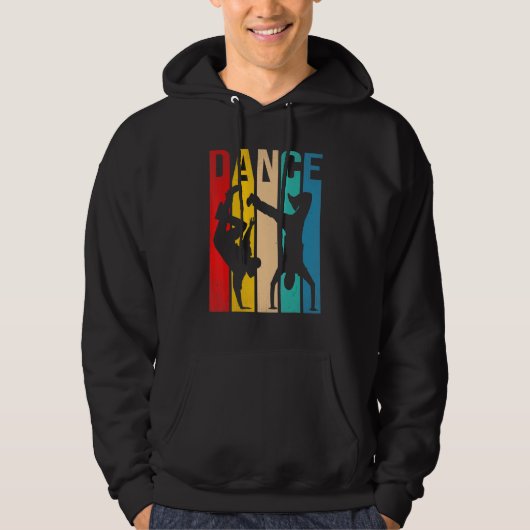 Breakdance B Boy Breakdancer Hip Hop Rap Dancer Hoodie (Vorderseite)