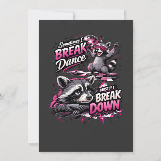 Breakdance, Break Down, Disco-Spaß Einladung