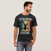 Breakdance Breakdance Break-Tänzer Vintag Retro T-Shirt (Vorne ganz)