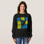 Breakdance Breakdancer Breakdancing B-Boy-Tanz Tan Sweatshirt (Vorne ganz)