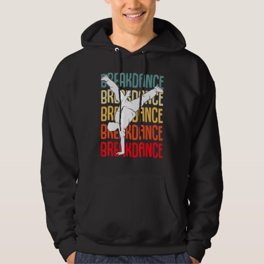 Breakdance Breakdancer Breakdancing Kids Boys Men Hoodie (Vorderseite)