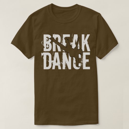 Breakdance Breakdancer Tänzerin T-Shirt (Design vorne)