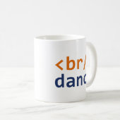 Breakdance code kaffeetasse (VorderseiteRechts)