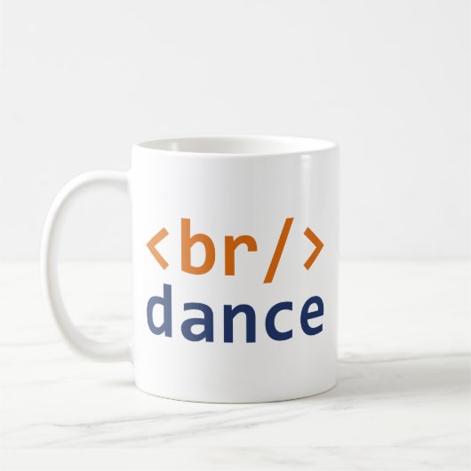 Breakdance code kaffeetasse (Links)