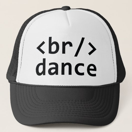 Breakdance code truckerkappe (Vorderseite)