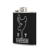 Breakdance custom monogram flask flachmann (Links)