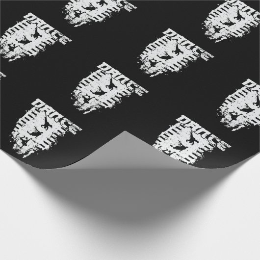 Breakdance Dance Angesagt-Hop und Funk Geschenkpapier (Ecke)