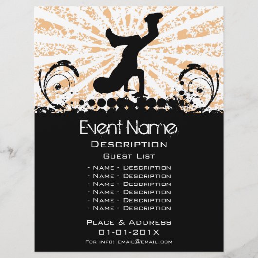 Breakdance-Event-Promotion Flyer (Vorne)