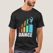Breakdance-Evolution Retro Breakdancing T-Shirt (Vorderseite)
