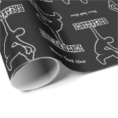 Breakdance Gewohnheits-Packpapier Geschenkpapier (Rolleneckpunkt)