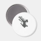 Breakdance Headspin Legend Magnet (Vorderseite/Rückseite)