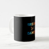 Breakdance Hiphop Break Dancing Kaffeetasse (Vorderseite Links)