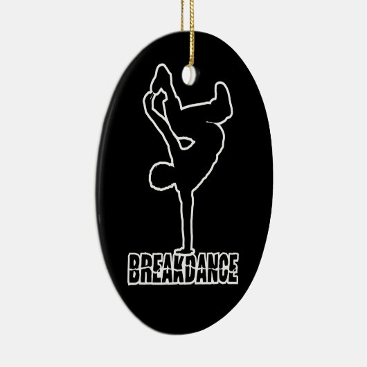 Breakdance kundenspezifische Farbverzierung Keramik Ornament (Rechts)