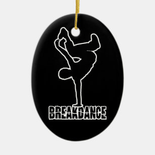 Breakdance kundenspezifische Farbverzierung Keramik Ornament
