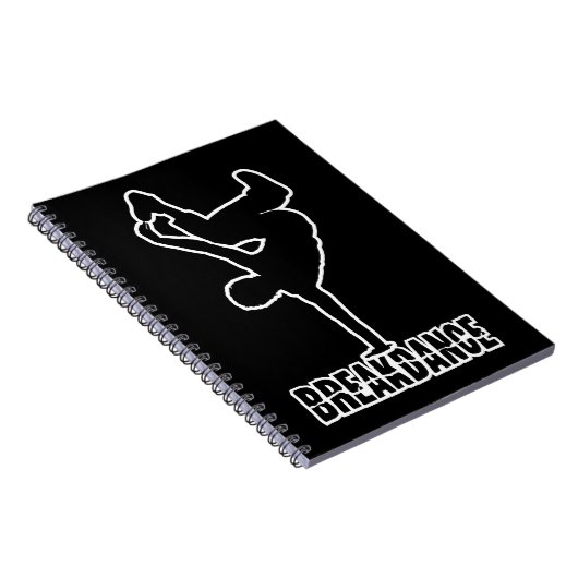 Breakdance kundenspezifisches Farbnotizbuch Notizblock (Rechte Seite)
