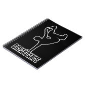 Breakdance kundenspezifisches Farbnotizbuch Notizblock (Linke Seite)