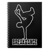 Breakdance kundenspezifisches Farbnotizbuch Notizblock (Vorderseite)