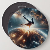 Breakdance meets Universe Button (Vorne & Hinten)