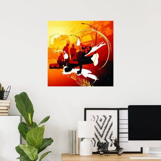 Breakdance Poster (Heimbüro)