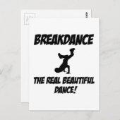 Breakdance Postkarte (Vorne/Hinten)