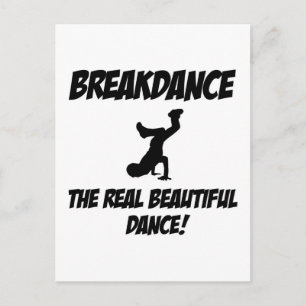 Breakdance Postkarte