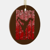 Breakdance Red Hip Hop Graffiti Art Keramik Ornament (Rechts)