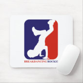 Breakdance schaukelt Entwürfe Mousepad (Mit Mouse)