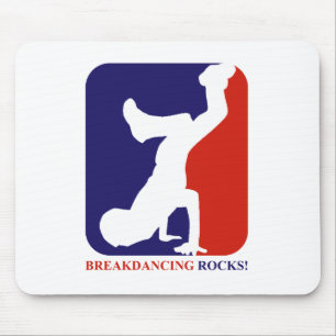 Breakdance schaukelt Entwürfe Mousepad