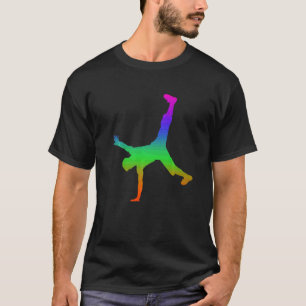 Breakdance Shadows in Rainbow Color T-Shirt