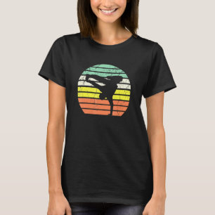 Breakdance-Silhouette Breakdancing Vintage Retro S T-Shirt