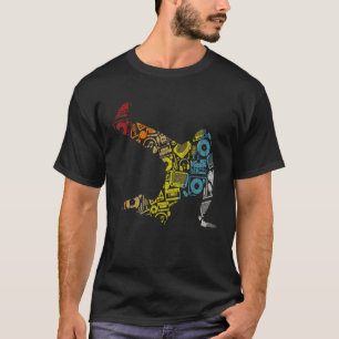 Breakdance Sillhouette Street Dance Breakdance 1 T-Shirt