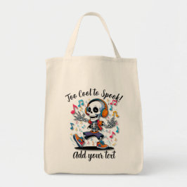 Breakdance Skeleton – Large Halloween Tote Tragetasche