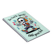 Breakdance Skeleton Vibes - Halloween-Notebook Notizblock (Rechte Seite)