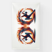 Breakdance Street Fire with Urban Energy Banner (Vertikal)