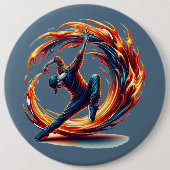 Breakdance Street Fire with Urban Energy Button (Vorderseite)