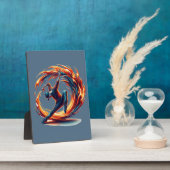 Breakdance Street Fire with Urban Energy Fotoplatte (Seite)