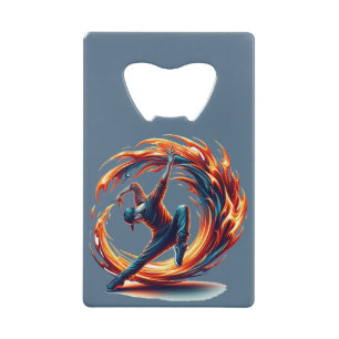 Breakdance Street Fire with Urban Energy Geldbeutel Flaschenöffner