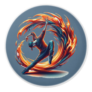 Breakdance Street Fire with Urban Energy Keramikknauf