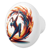 Breakdance Street Fire with Urban Energy Keramikknauf (Rechts)