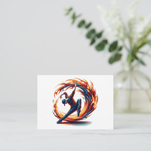 Breakdance Street Fire with Urban Energy Mitteilungskarte