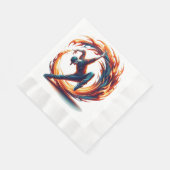 Breakdance Street Fire with Urban Energy Serviette (Ecke)