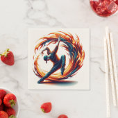 Breakdance Street Fire with Urban Energy Serviette (Beispiel)