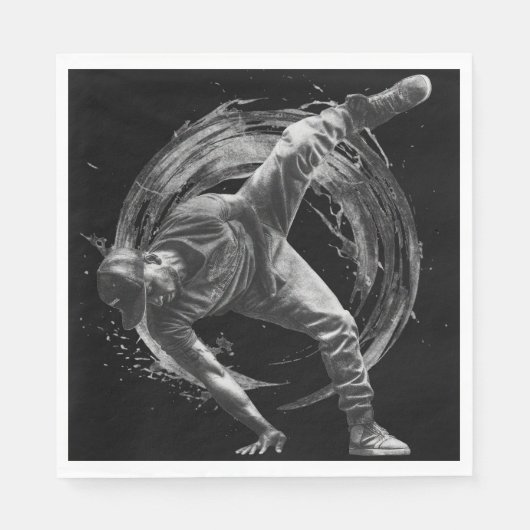 Breakdance Urban Style Dance Practice / Performani Serviette (Vorderseite)