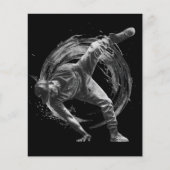 Breakdance Urban Style Monochrome Motion Art (Vorderseite)