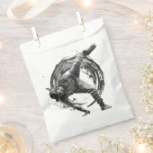 Breakdance Urban Style Monochrome Motion Art Geschenktütchen (Ausgeschnitten)